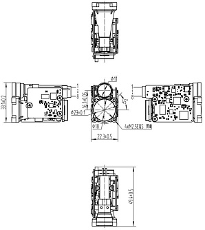 SP-RF-1535-510-F - компактный дальномер на 1535 нм для дальности до 5 км фото 2