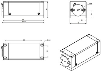 SSP-ST-532-S - стабильные твердотельные лазеры с диодной накачкой фото 4