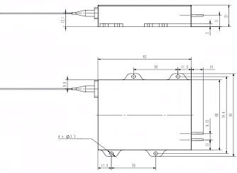 SP-FCLD-976-A140-VBG - лазерный диод с волоконным выводом VBG, 976 нм фото 1