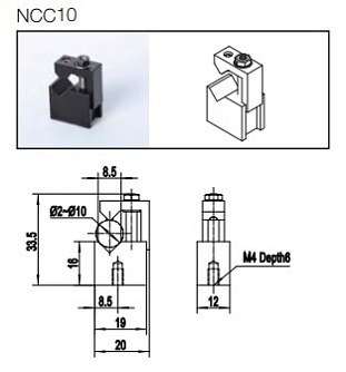 NCC - высокоточные V-образные держатели оптики фото 2