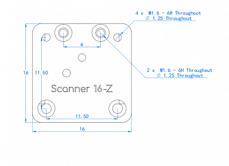 Scanner16-z - Сканирующий пьезоэлектрический столик фото 1