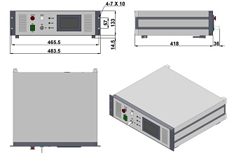 SSP-NSQ-AO-248-DF - импульсный твердотельный лазер с акустооптической модуляцией добротности фото 3