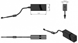 SSP-MD-NS-420 - компактные наносекундные диодные лазеры с возможностью внешнего запуска, 420 нм фото 2