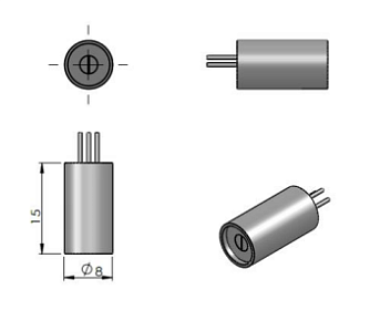 SSP-PG-445-D8 -  диодные лазеры в компактном корпусе  фото 1