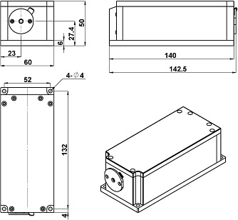 SSP-LN-U - твердотельные лазеры с диодной накачкой и низким уровнем шумов фото 1