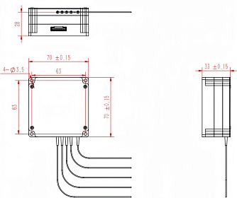 SSP-FL-MP-1550-8P-1.5KW - волоконный импульсный лазер для лидара 8 в 1 фото 1