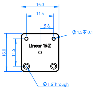 Linear16-z - миниатюрная подъемная пьезоплатформа фото 1