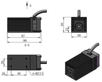 SSP-PG-450-V-H -  твердотельные лазеры с диодной накачкой фото 1