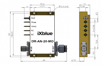 DR-AN-20-MO - модуль ВЧ драйвера электрооптического модулятора фото 1