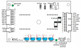 LDTC2/2O - драйвер лазерных диодов и контроллер температуры без корпуса фото 1