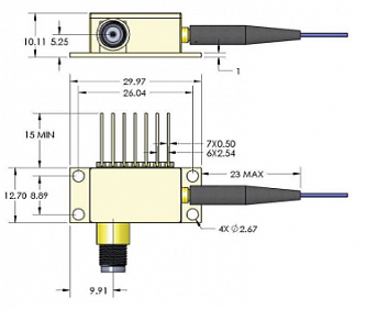 AA0701 - DFB лазер с прямой модуляцией фото 1