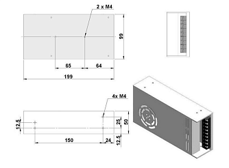 SSP-NSQ-AO-532-Mini - импульсный твердотельный лазер с акустооптической модуляцией добротности фото 3