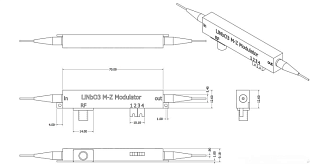 LIM-1310-B-PA - 1310 нм 10 ГГц волоконно-оптические модуляторы интенсивности фото 1