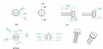 PL-DFB-2327-TO39 - 2327 нм DFB лазерный диод фото 1