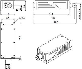 SSP-ST-FN-522-540 - стабильные твердотельные лазеры с диодной накачкой фото 1