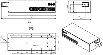 SSP-NSQ-AO-266A- импульсный твердотельный лазер с акустооптической модуляцией добротности фото 2