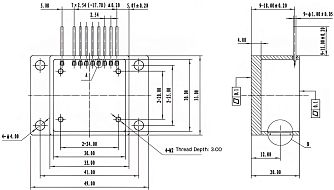 QCL-2183HC - квантово-каскадный лазерный диод с распределенной обратной связью, 4,58 мкм фото 1