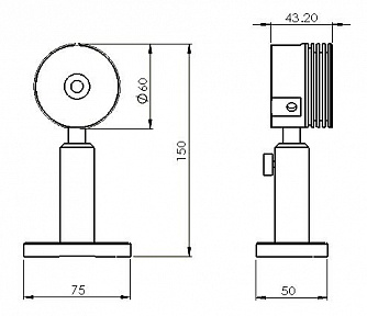 SSP-PD1000-UV - высокоточный фотоэлектрический измеритель мощности лазерного излучения фото 1