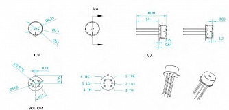 PL-DFB-2332-TO39 - 2332 нм DFB лазерный диод фото 2
