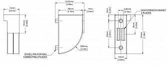SSP-OMF-9 - вертикальная магнитная головка для фиксации волокна фото 1