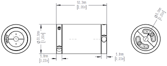 ISOx-5-10W - изоляторы свободного пространства фото 2