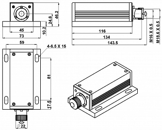 SSP-DLN-808L - диодный лазер с низким уровнем шума фото 1