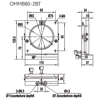 OMMB - регулируемые держатели оптики фото 2