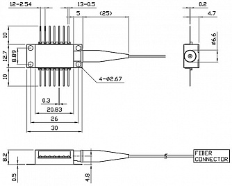 PL-DFB-1600.5 - 1600,5 нм DFB лазерный диод фото 6
