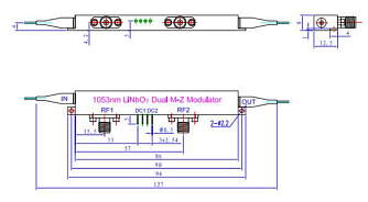 SSP-A-UHER-10-6 - 1064 нм 6 ГГц двойной амплитудный модулятор фото 1
