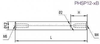 PHSP12-B - стержни для держателей оптики фото 1
