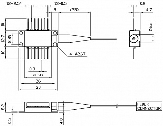 PL-DFB-764 - 764 нм DFB лазерный диод фото 5