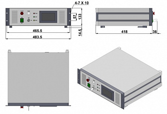 SSP-NSQ-1064-X - импульсный твердотельный лазер с модуляцией добротности фото 2