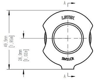 SM1LCR - держатель поляризаторов и цилиндрических компонентов фото 2