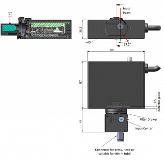 BA-USB-HP - система измерения параметров лазерного пучка высокой мощности фото 1