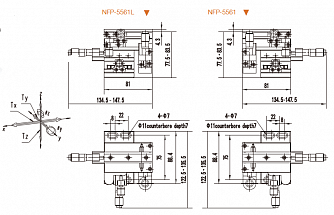 NFP-5561 - высокоточный позиционер для центрирования волокна фото 1