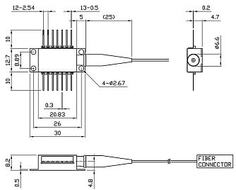 PL-DFB-2131 - 2131 нм DFB лазерный диод фото 1